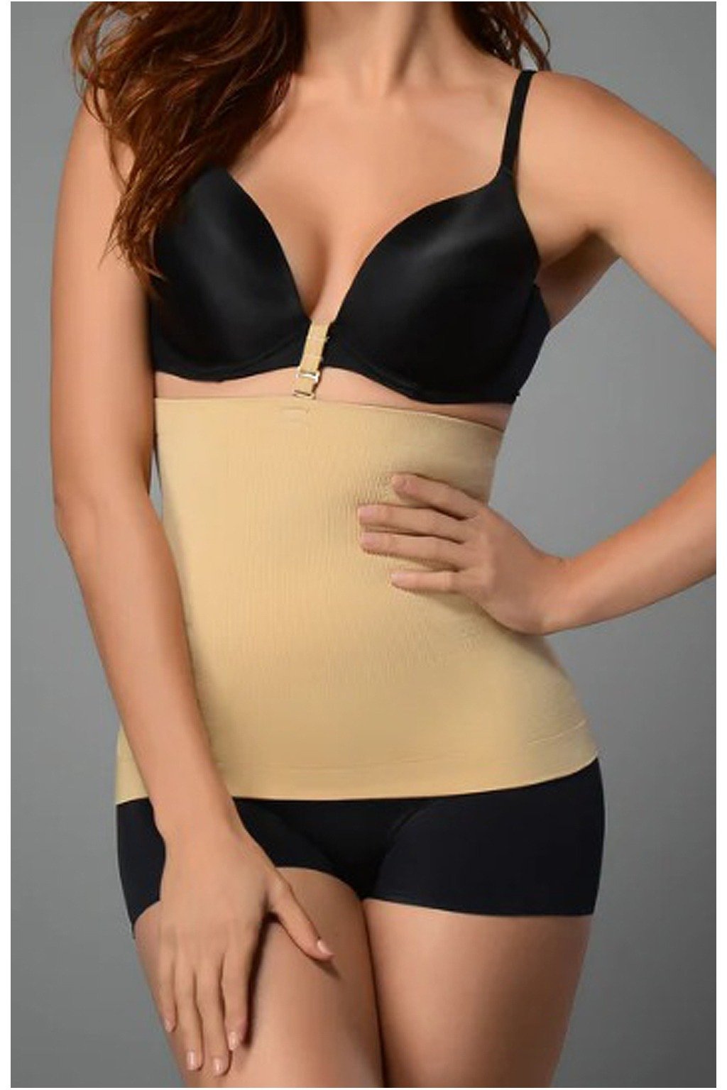 JNFR seamless waist cincher (boxed) - Beige, 2X/3X image
