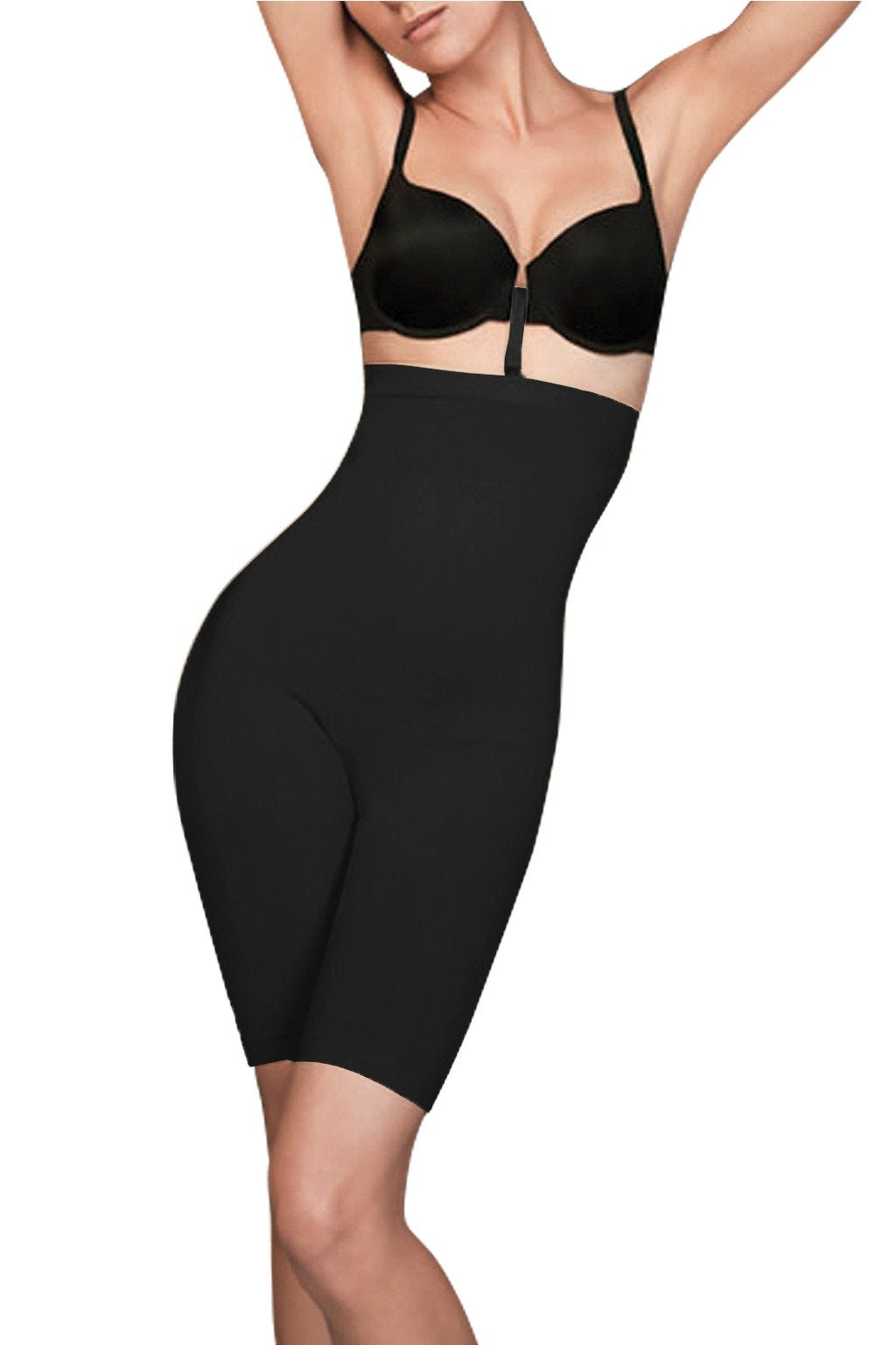PV Hi Waist Long-Leg Boy-short (Boxed) - Black, M/L image
