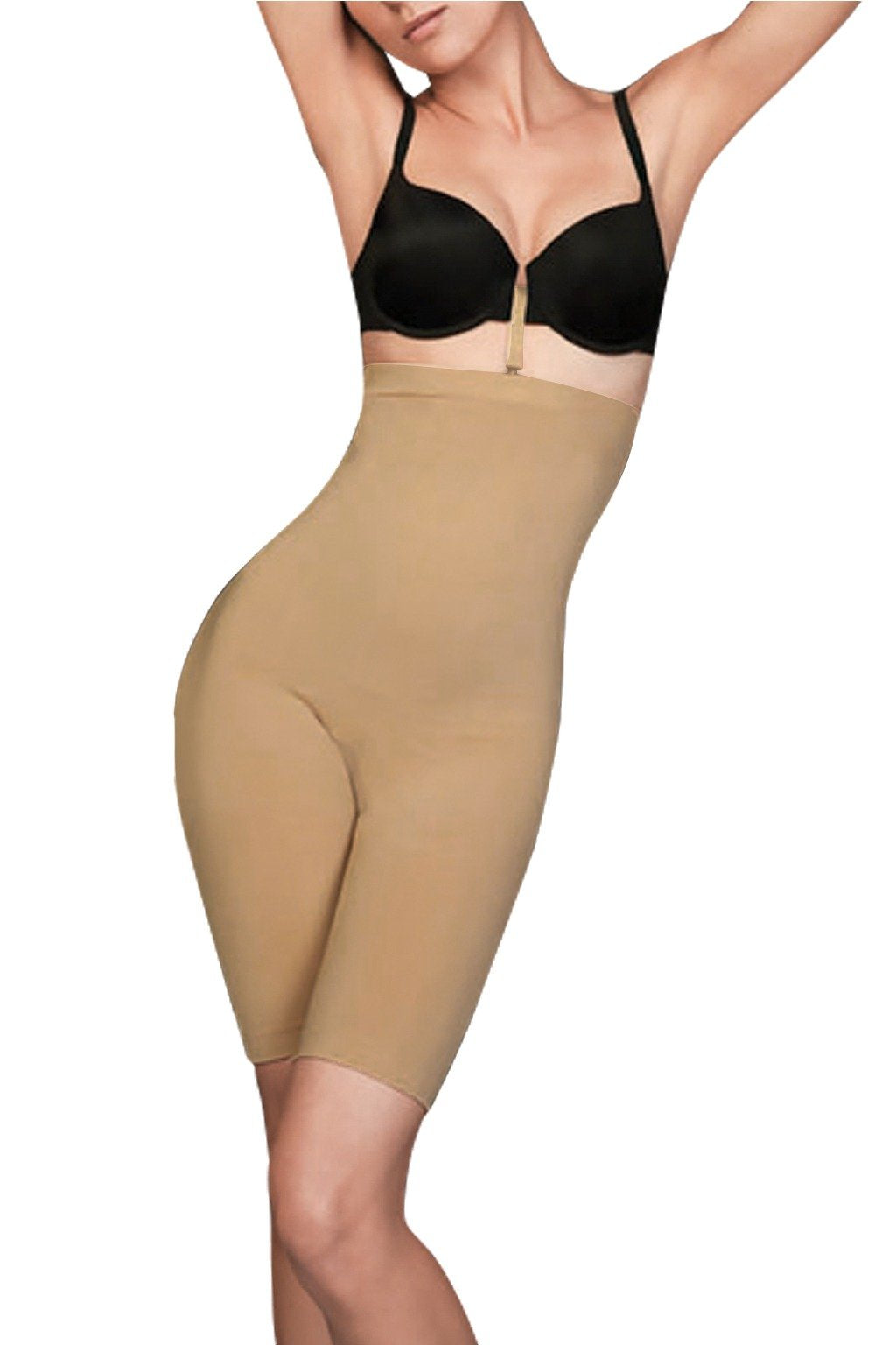 PV Hi Waist Long-Leg Boy-short (Boxed) - Beige, S/M image