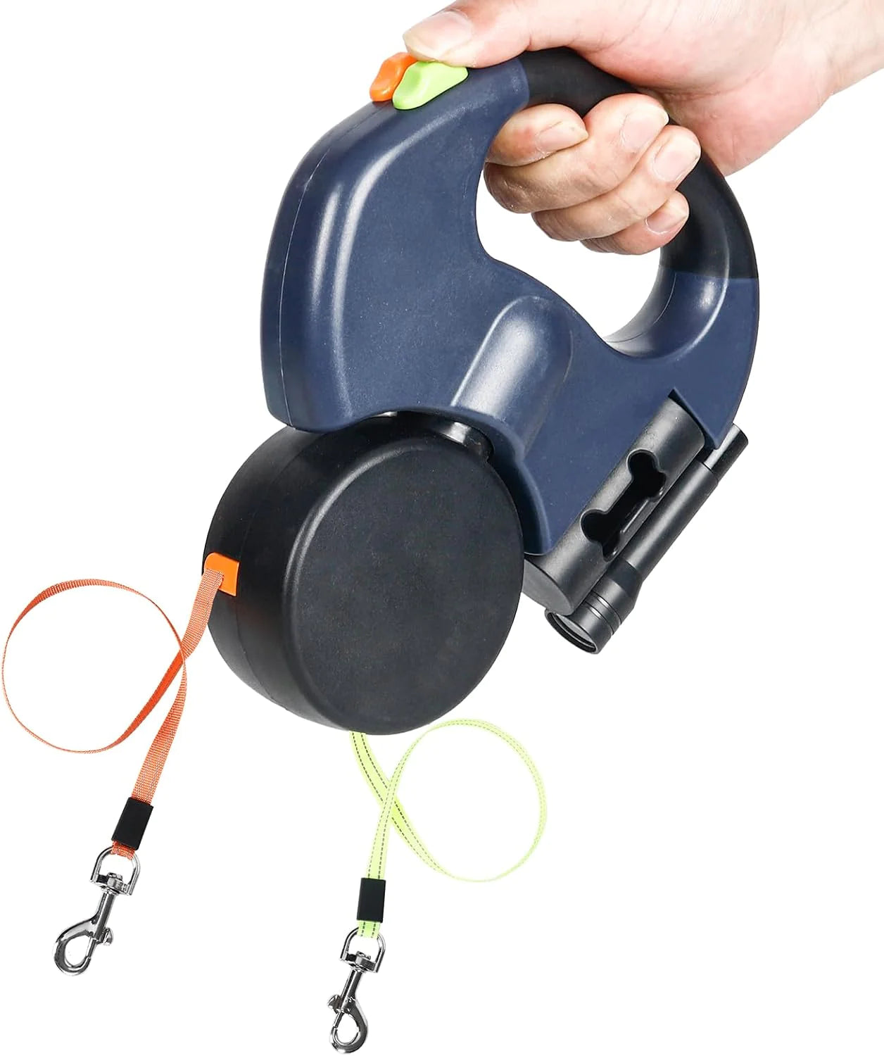 TwinDog 360° Reflective Retractable Leash